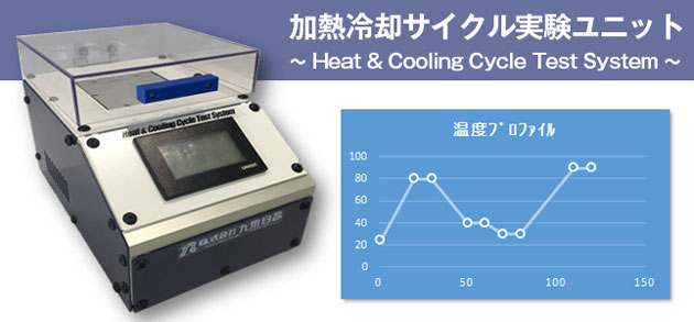 加熱冷却サイクル実験ユニット